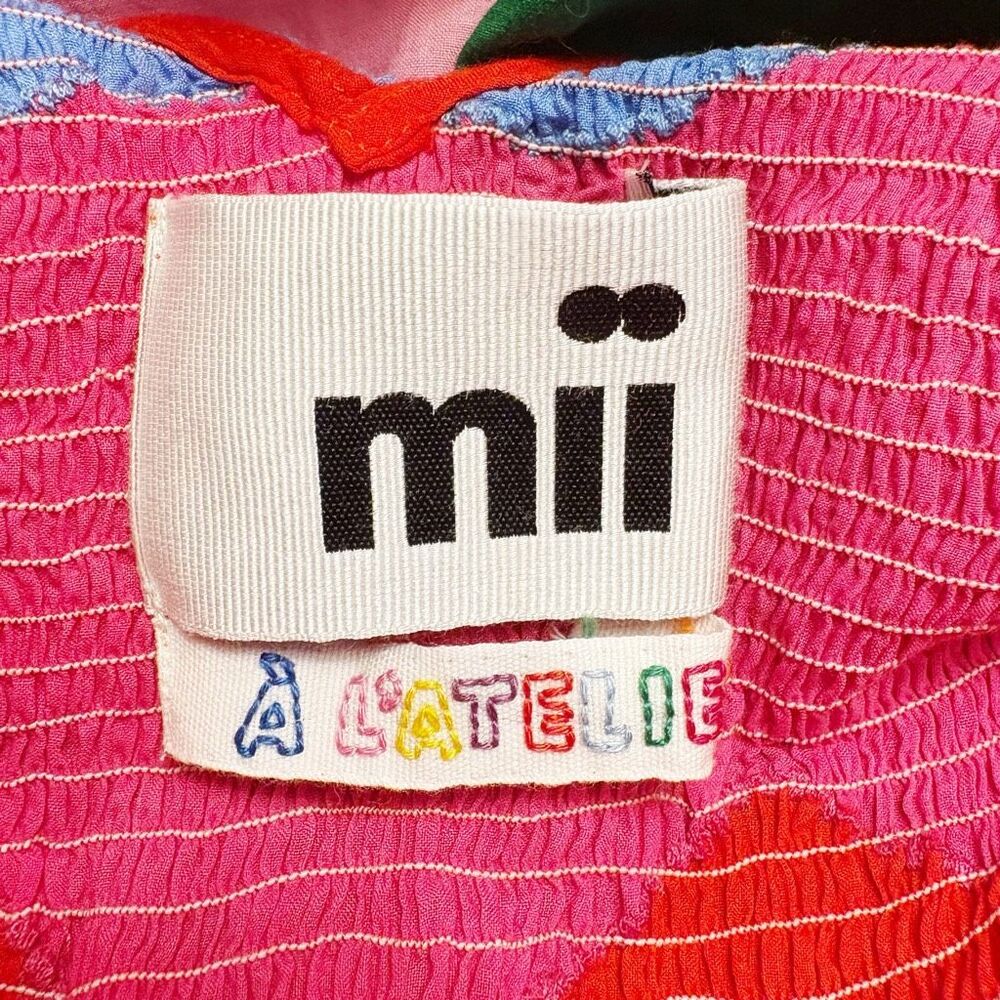 Mii Mathilda Dress Colorful Patchwork 100% Cotton Size M $395.00 - Picture 3 of 4